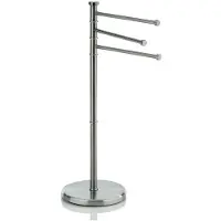 kela Handdoekenrek Swing Silver Matt