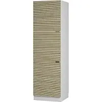 Vicco Hoge kast Fame-Line Eiken paneel/Wit 60 cm, Model 51406