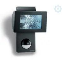 Steinel HS152SW - Sensorlamp met halogeen, zwart, IP44 - Bewegingsmelder, vergelijkbaar met daglicht, 105W, 632014