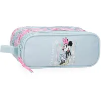 Disney Minnie etui, etui voor kinderen, gemaakt van polyester, set van drie