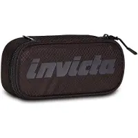 Invicta houder voor lippenstiften, potloodtas, LED-lijn, zwart, ovale tas
