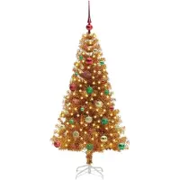 vidaXL Kerstboom Goud 150 cm PET