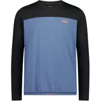 Mons Royale - Diversion Merino Bike Jersey L/S - Fietsshirt XL, blauw/zwart