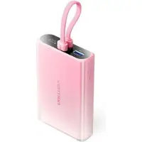 Vention Powerbank 10000 mAh USB-C + Lightning + USB-A 22.5W with LED Display Pink