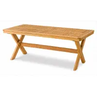 AEA Gartentisch Komfortabel Holz Natur Zeitlos Esstisch Outdoor Terrasse