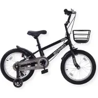 Buxibo - Kinderfiets voor Jongens - Borneo - 16 Inch - Zwart