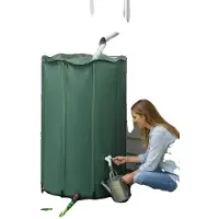 OEM Regenton, PVC-frame, opvouwbaar ontwerp, groen