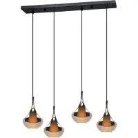 Coppens Hanglamp Almoster zwart/koper |