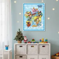 MT Adventskalender-stof met het thema Paw Patrol, 70 cm, kerstdecoratie