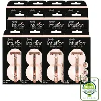 Wilkinson 12 x Sword - Scheermes - Intuition Rose Gold - Luxe - 10 mesjes - Grootverpakking - Vaatwasstrips - Scheermes - Veiligheidsscheermes - Rose Gold - Intuïtie - Scheren