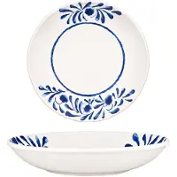Bonna Diepbord lavis blue porselein 23 cm (1000cc) set van 6