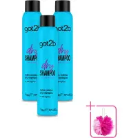 Schwarzkopf 3 x Got2B Fresh & Fabulous Volume droogshampoo - 200 ml - Voordeelverpakking - 3 stuks