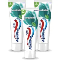 Aquafresh 3 x - Tandpasta - Coolmint - Verfrissende Adem - 75 ml - Voordeelverpakking - 3 stuks
