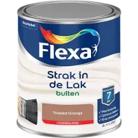 Flexa - Strak In De Lak Buitenlak Hoogglans - Toasted Orange - 1 L - Kleur Van Het Jaar 2027