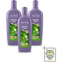 Unilever 3 x Andrélon Dagelijkse Shampoo - 450 ml - Voorraadverpakking - 3 stuks