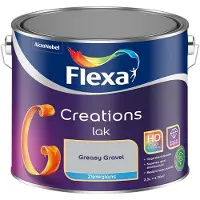Flexa - Creations Lak Zijdeglans - Greasy Gravel - 2,5 L - Kleur Van Het Jaar 2027