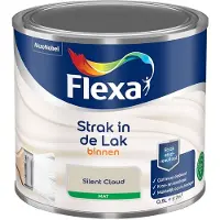 Flexa - Strak In De Lak Binnenlak Mat - Silent Cloud - 500 Ml - Kleur Van Het Jaar 2027
