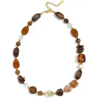 Yehwang Liora - Kralen Ketting - Acryl - Stainless Steel - Jewellery by Mae
