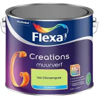 Flexa - Creations Muurverf Zijdemat - Vol Citroengras - Mengverf - 2,5 L