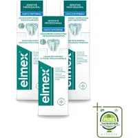 Elmex 3 x - Tandpasta - Sensitive Professional - Gentle Whitening - 75 ml - Grootverpakking - Vaatwasstrips - Gevoelige Tanden - Tandpasta - Whitening - Pro-Argin - Tandgevoeligheid