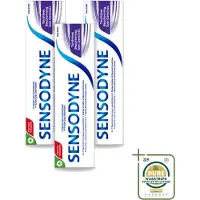 Sensodyne 3 x - Tandpasta - Gum Protection - Tandvleesverzorging - 75 ml - Wasstrips - Gevoelige Tanden - Tandvleesbescherming - Tandpasta - Gevoeligheid - Tandpasta Voor Tandvlees