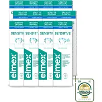 Elmex 12 x - Tandpasta - Gentle White - Triple Protection - 75 ml - Wasstrips - Tandpasta - Mondhygiëne - Tandenwassen - Tandvleesbescherming - Witte Glimlach