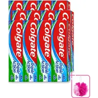Colgate 12 x - Triple Action - Original Mint - Tandpasta - 100ml - Bulkverpakking - Tandpasta - Douchemop - Gaatjesbescherming