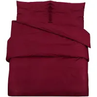 vidaXL Dekbedovertrekset lichtgewicht 260x240 cm microvezel bordeaux