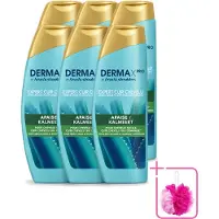 Head & shoulders 6 x - DermaX Pro - Anti-Roos Shampoo - Kalmeert - 470 ml - Bulkverpakking - Anti-roos shampoo - Douchemop - Droge hoofdhuid