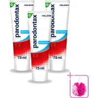 Parodontax 3 x - Tandpasta - Fluoride Vrij - 75ml - Bulkverpakking - Tandpasta fluoride vrij - Douchemop - Mondgezondheid