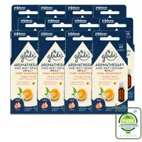 Glade 12 x - Mistnavulling Pure Happiness - Aromatherapie - 17,4 ml - Grootverpakking - Vaatwasstrips - Aromatherapie - Geurverspreiding - Geurboost - Positieve Geur - Sinaasappelolie