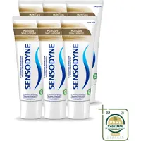 Sensodyne 6 x – Tandpasta – MultiCare – 75 ml - Wasstrips - Gevoelige Tanden - Mondverzorging - Tandpasta - Tandgevoeligheid - Tandplak