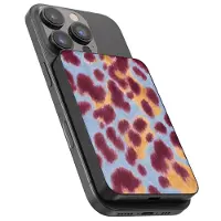 Selencia Vivid Powerbank 5.000 mAh - Draadloze Powerbank - Geschikt voor MagSafe en Qi - Black / Rebel Crush