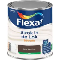 Flexa - Strak In De Lak Binnenlak Mat - Fatal Espresso - 1 L - Kleur Van Het Jaar 2027
