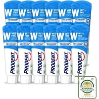 Prodent 12 x – Tandpasta – Wit + Fris – Complete Bescherming – 75 ml - Wasstrips - Tandpasta - Witte Tanden - Vlekverwijdering - Glazuur Bescherming - Frisse Adem