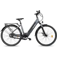 Sharp Urban elektrische stadsfiets 12.8Ah 28 inch grijs