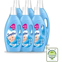 Soupline 6 x – Wasverzachter – Hemels Fris – 1,9 L - Grootverpakking - Vaatwasstrips - Wasverzachter - Wasgoed - Fris - Zijdezacht - Wasbeurten