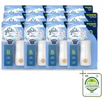 Glade 12 x - Houder Touch & Fresh - Pure Clean Linen - 10 ml - Grootverpakking - Vaatwasstrips - Frisse Geur - Linnengoed - Touch & Fresh - Geurverspreiding - Ruimte Verfrissen