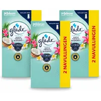 Glade 3 x - Touch & Fresh - Exotic Tropical Blossoms - 2x 10 ml - Voordeelverpakking - 3 stuks