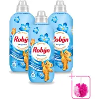 Robijn 3 x – Wasverzachter – Morgenfris – 1,1 L - Bulkverpakking - Wasverzachter - Douchemop - Wasverzachter morgenfris