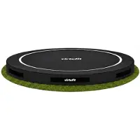 VirtuFit Inground Trampoline - Rond - Ø305 cm - Ingraaftrampoline - Voor Kinderen - Zwart