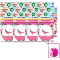 Air Wick 12 x – Luchtverfrisser – Deco Sphere Magnolia & Kersenbloesem – 75 ml - Bulkverpakking - Luchtverfrisser - Douchemop - Geur