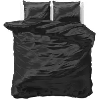 Royal Textile Dekbedovertrek Beauty Skin Care - Zwart 240 x 200/220 cm