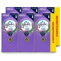 Glade 6 x - Touch & Fresh Navulling - Tranquil Lavender & Aloë - 2 × 10 ml - Voordeelverpakking - 6 stuks