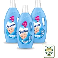 Soupline 3 x – Wasverzachter – Hemels Fris – 1,9 L - Wasstrips - Wasverzachter - Wasgoed Verzachter - Hemels Fris - Wasverzachter Hemels Fris - Wasverzachter Voor Kleding