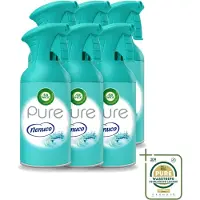 Air Wick 6 x - Luchtverfrisser - Pure Nenuco - Spray - 250 ml - Wasstrips - Luchtverfrisser - Nenuco Aroma - Luchtverfrissende Spray - Frisse Geur - Huisgeur