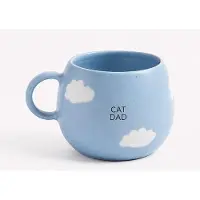 Egg back home Cloud Mok Cat Dad – Keramiek – 500 ml – Blauw – Vaatwasserbestendig