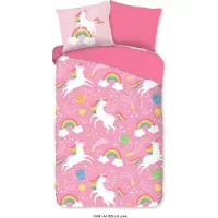 Pure kinderdekbed zonder overtrek Bella - Incl. kussensloop - 140x200 + 60x70 cm