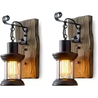 OEM Wandlamp, vintage design, met dimfunctie, 2 stuks, exclusief lamp