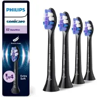 Philips Sonicare 3x Opzetborstels S2 Sensitive Zwart HX6054/88 4 stuks